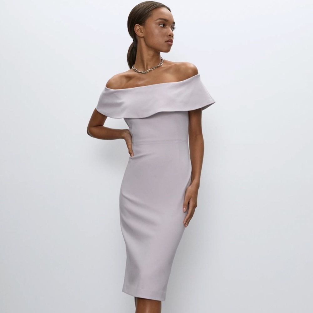 Aritzia Babaton Off The Shoulder Ruslan Dress